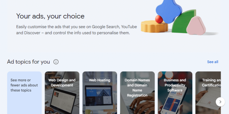 Google Gives Users More Control By Introducing ‘My Ads Center’