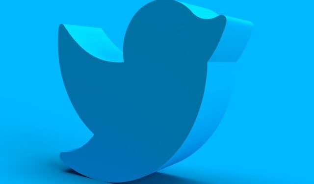 Twitter 3D Logo