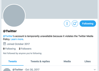 Twitter Account Suspension