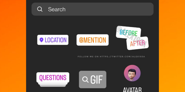 Instagram Before and After Sticker