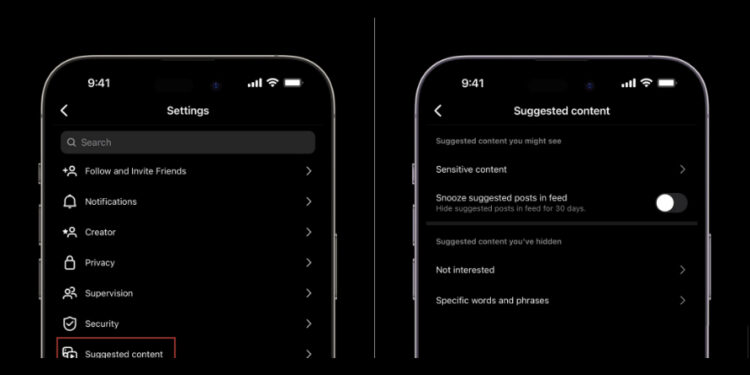 Instagram Rolling Out Suggested Content Menu