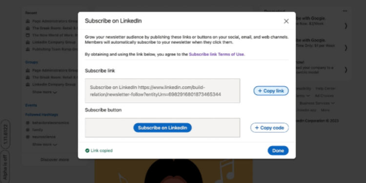 LinkedIn Newsletter