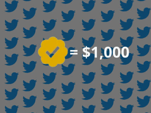 Twitter Gold Checkmark