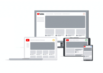 YouTube Home Page Ad Placement