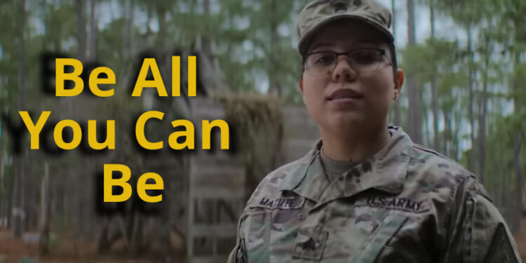 Be All You Can Be Marketing Campaign