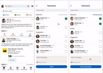 LinkedIn Launches New Post Forwarding Feature To Multiple Users