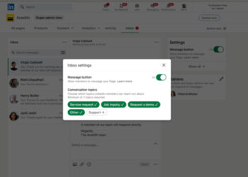 LinkedIn Launches DM Feature For Company Pages