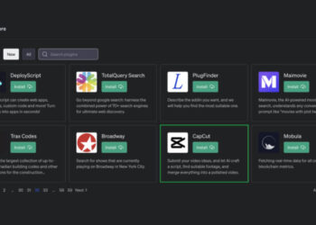 CapCut Publishes Their Own ChatGPT Plugin