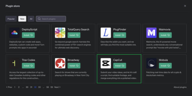 CapCut Publishes Their Own ChatGPT Plugin