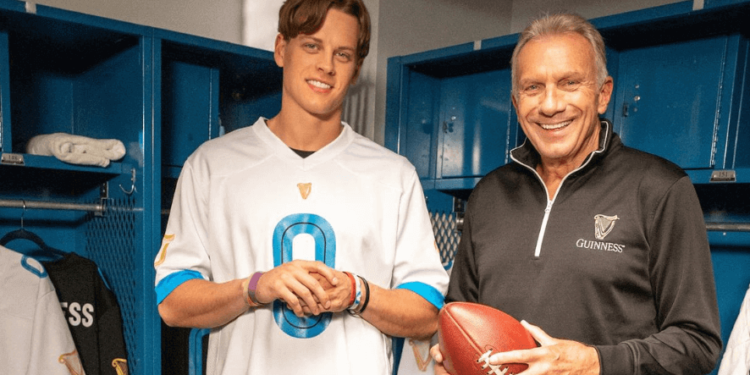 NFL Legends Montana And Burrow Face Off In Guinness Zero Campaign