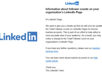 LinkedIn To Adjust Follower Metrics