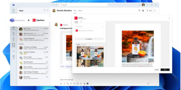 Typeface AI App Elevates Microsoft Teams Brand Content
