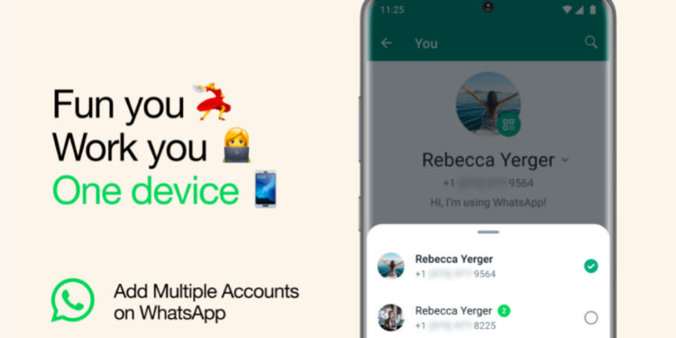 WhatsApp Unveils Dual Account Feature For Android Users