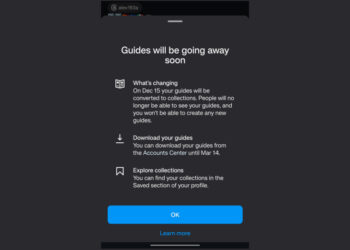 Instagram Announces Discontinuation Of Guides Feature