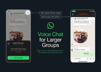 WhatsApp Launches New Voice Chat Feature For Big Group Chats