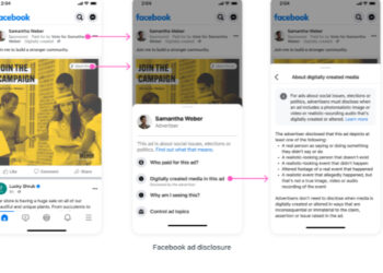 Meta Sets New Standards For Disclosure In Politically Altered Ads